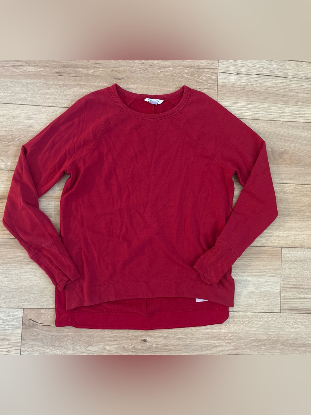 Athleta Red Kids Long Sleeve Top